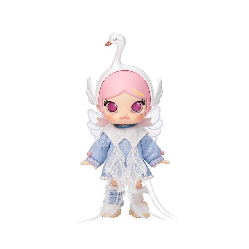 POP MART MOLLY Transformation Swan Cute Trendy Doll 13cm