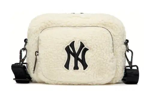 MLB Polyester Camera Bag One Shoulder Crossbody Fanny Pack Regular Unisex White