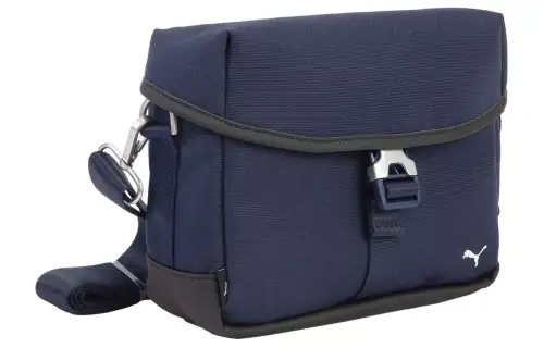 PUMA Fabric Camera Bag, Shoulder Bag, Crossbody Bag Regular Unisex Marine Blue