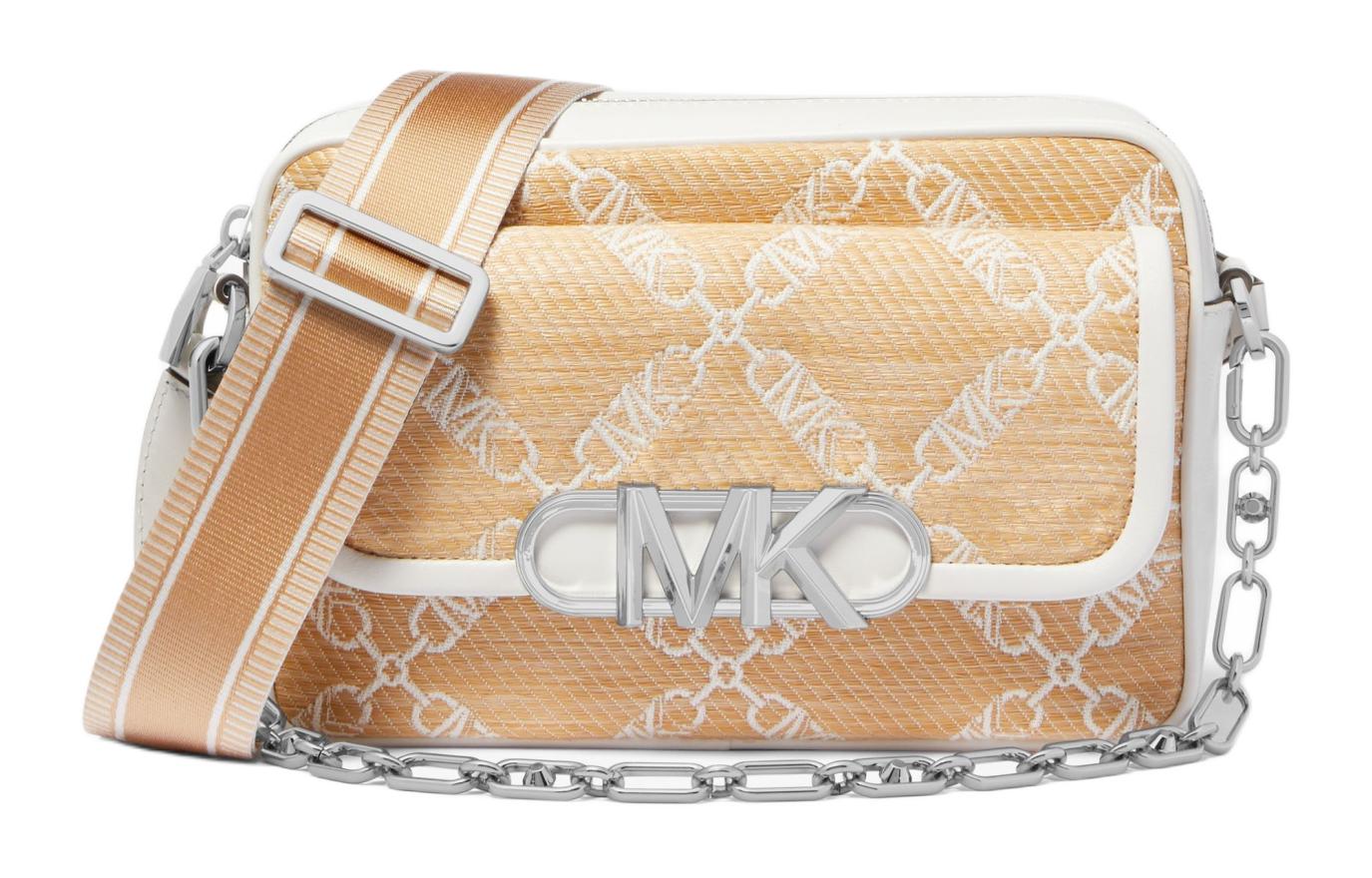 Женская сумка MICHAEL KORS (желто-белая)