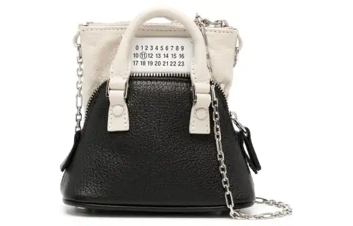 Maison Margiela 5AC Sheepskin Handbag, Shoulder Bag, Crossbody Bag Women's Black