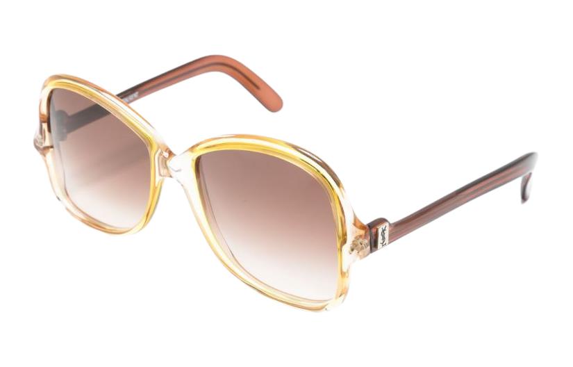 Saint Laurent 1970s two-tone butterfly-frame sunglasses