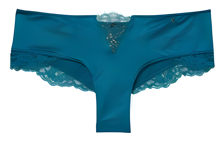 Женские трусы Victoria's Secret Lace Thong (черные)