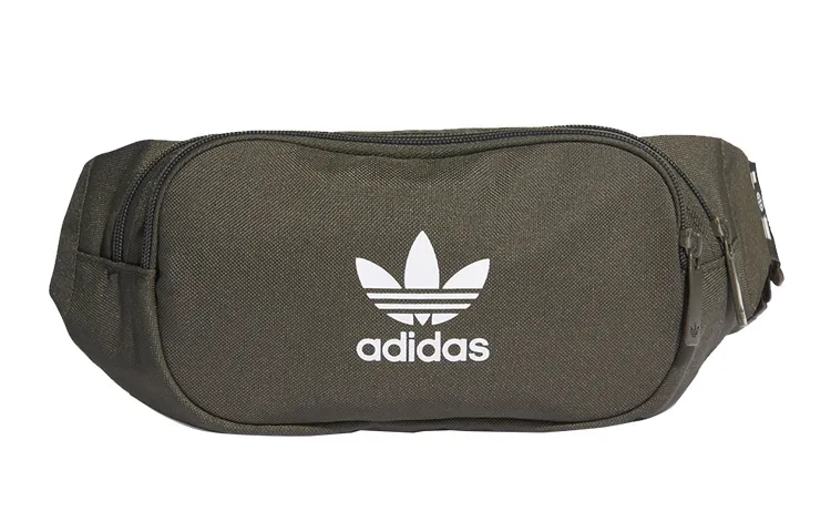 Adidas Originals Polyester Sling Bag, Fanny Pack Unisex Olive Green