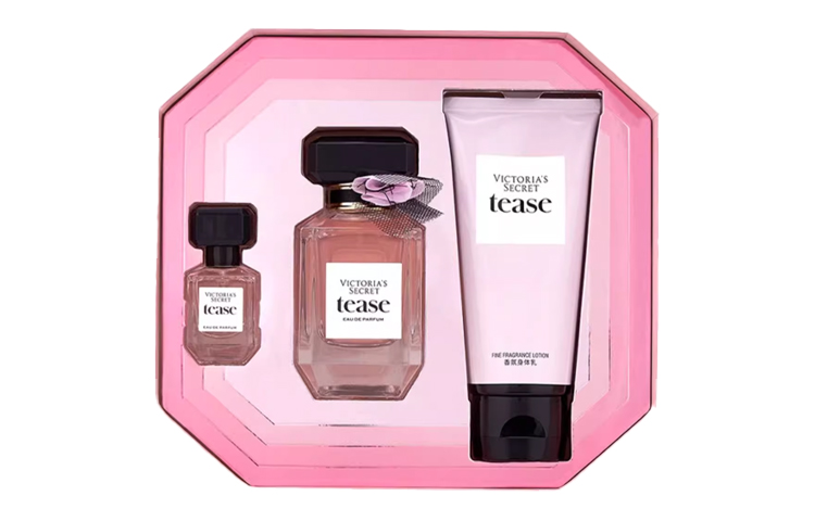 Victoria's SecretVICTORIA'S SECRET Black Temptation Perfume Sets Eau De Parfum EDP Floral Scent 50ml+Sample 7.5ml+100ml