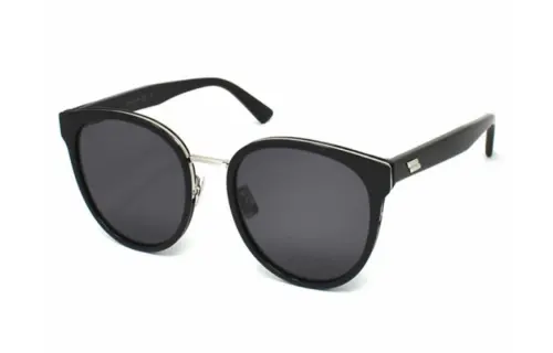 Bottega Veneta Plastic Butterfly Sunglasses Unisex Black