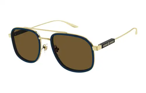 logo-debossed pilot-frame sunglasses