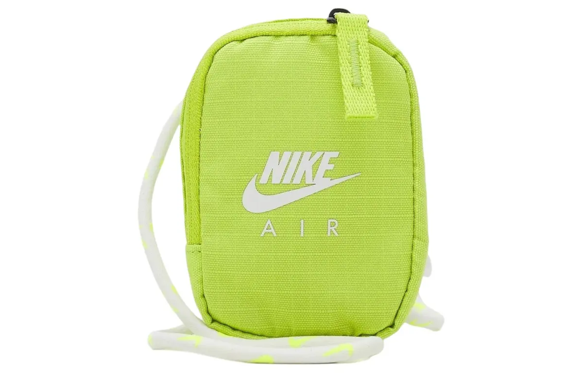 Nike Polyester Shoulder Bag, Crossbody Bag Mini Unisex Green