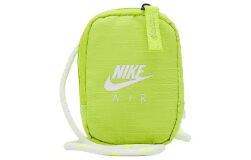 Nike Polyester Shoulder Bag, Crossbody Bag Mini Unisex Green