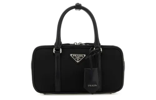 PRADA Recycled Polyamide Shoulder Bag, Crossbody Bag, Handbag Women's Black
