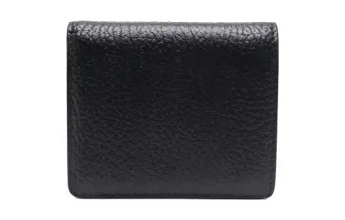 Maison Margiela grained-leather bi-fold wallet