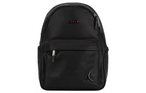 Jordan Sports trend laptop with letters, school bag, black backpack for men and women, with your logo imprint