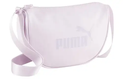 PUMA Artificial Leather Crescent Bag Shoulder Bag Regular Women's Light Purple
