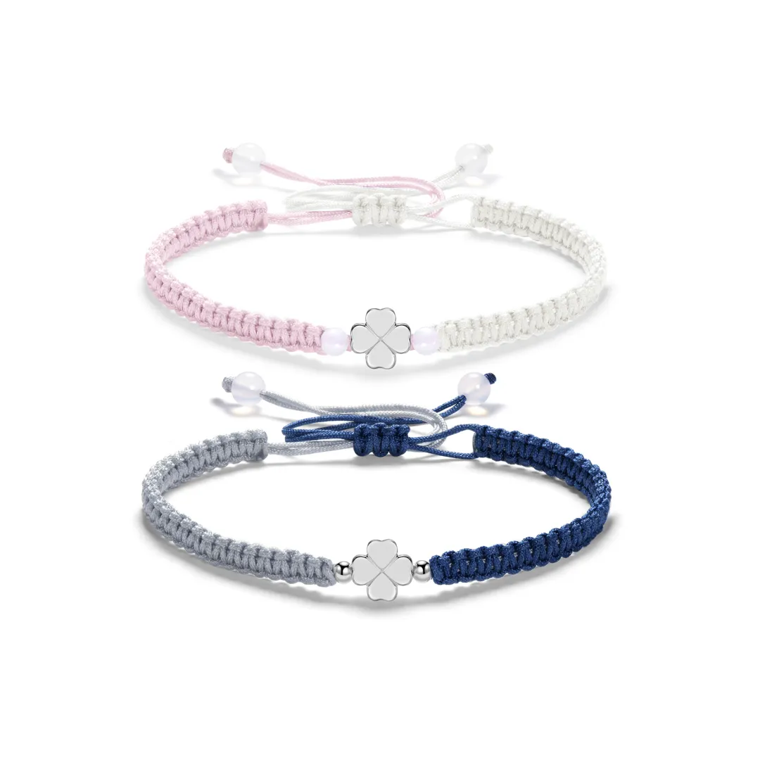 SWEET PLANET 925 Sterling Silver Rope Bracelets Unisex