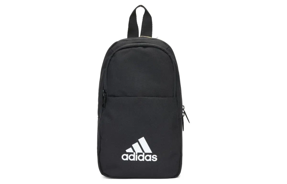 Adidas Recycled Polyester Shoulder Bag Regular Unisex Black