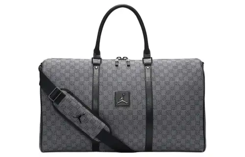 Jordan Polyester Portable One Shoulder Travel Bag Regular Unisex Dark Smoke Gray