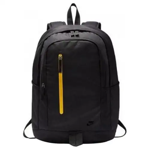 Nike Polyester Casual Backpack Regular Unisex Black