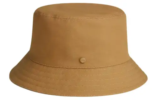 HERMES Canvas, Cotton Silk, Rayon Bucket Hats Men's Beige