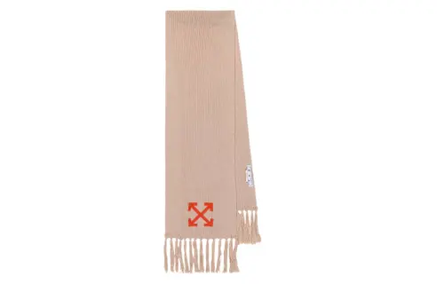OFF WHITE Knit Scarves Women's Pink