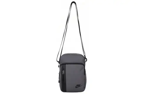 Nike Athleisure Fabric Shoulder Bag, Crossbody Bag Regular Unisex Gray