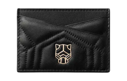 CARTIER Calfskin Wallet, Card Holder Regular Women's Black