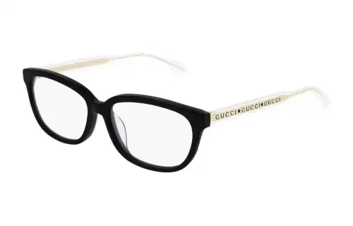 GUCCI Rectangular Eyeglass Frames Women's Black