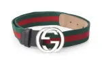 Gucci 2000s Interlocking G striped belt