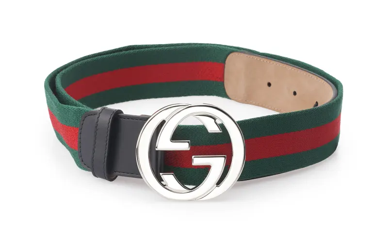 Gucci 2000s Interlocking G striped belt