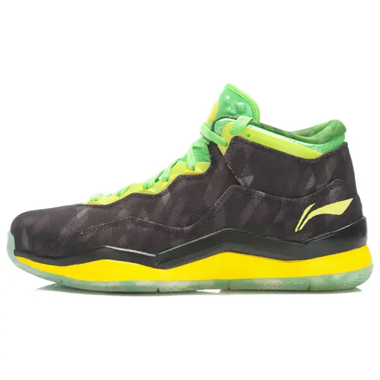 LINING WOW 3 Basketball Shoes Men Mid-Top Black
