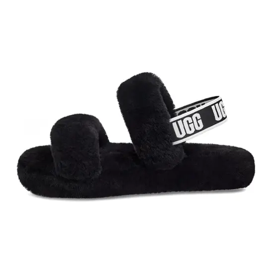 UGG Oh Yeah Children's Sandals Black Teenagers
