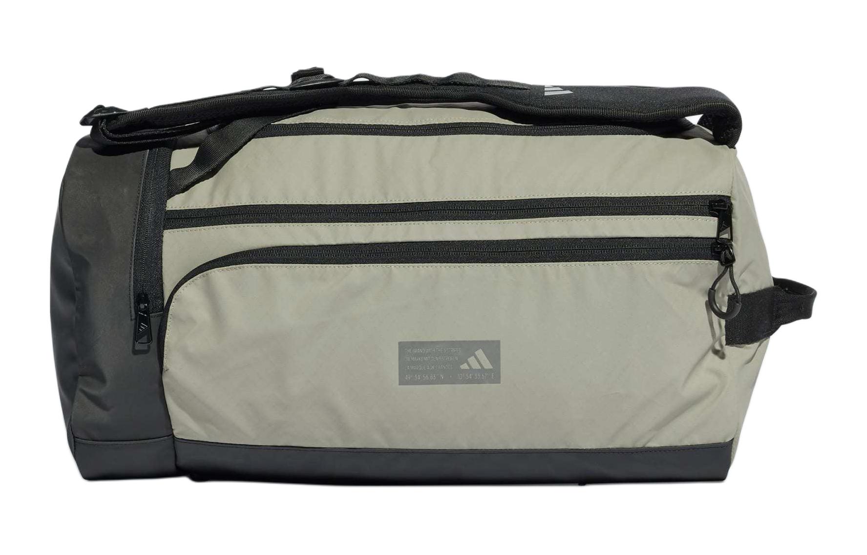Мужская сумка adidas PU Shoulder Bag (серо-черная)