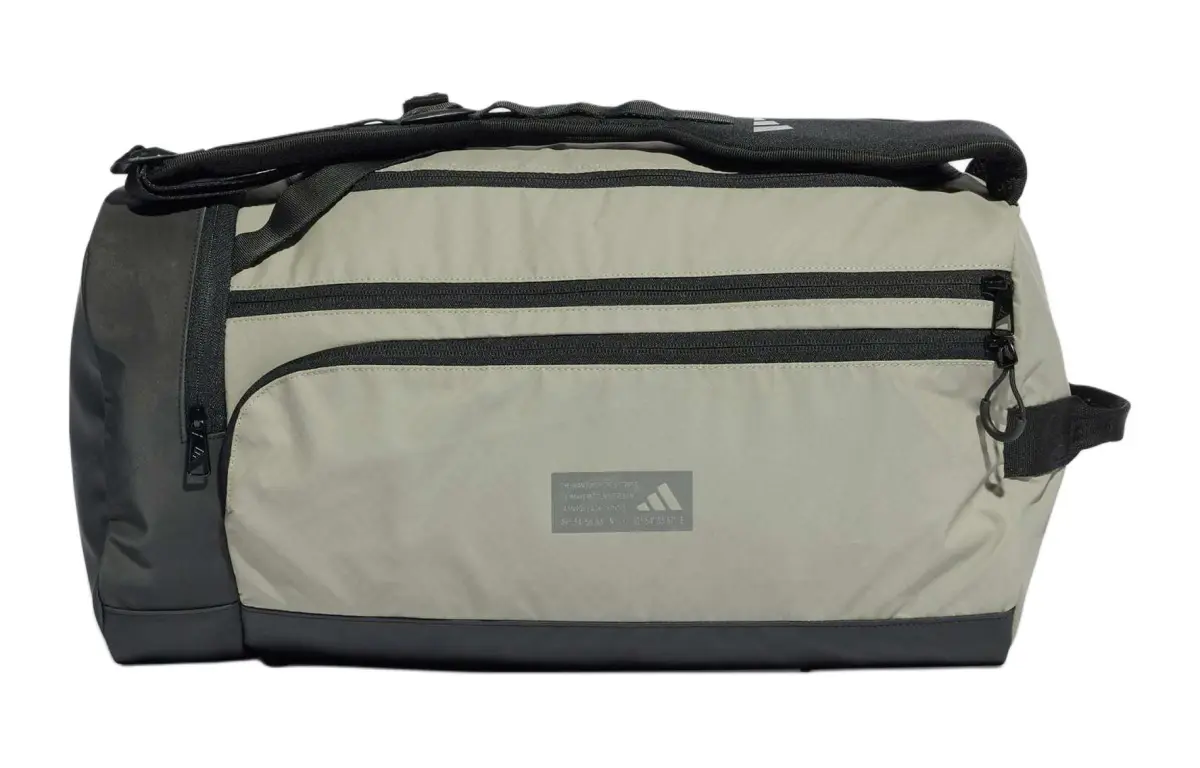 Adidas Coated PU Shoulder Bag, Crossbody Bag Regular Men's Silver & Pebble & Black & Gray
