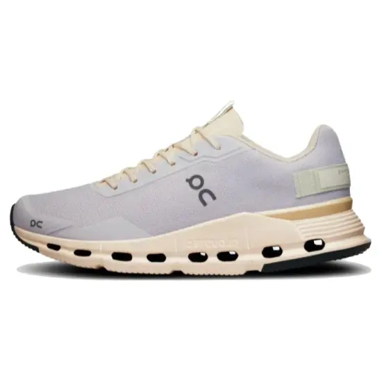 On Cloudnova Form Cushioning Wear Resistant Low Top Running Shoes Women's Lavender