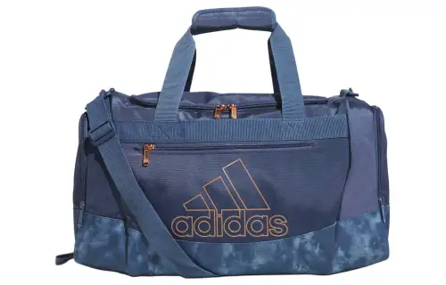 Adidas Polyester Handbag Travel Bag Small Unisex Marine Blue
