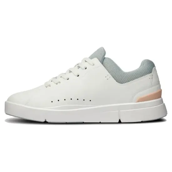 FEIDELEI x On The Roger Advantage Cushioning Wear Resistant Low Top Skateboard Shoes Women's White Gray Pink