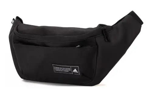 Adidas Polyester Crossbody One Shoulder Fanny Pack Regular Unisex Black