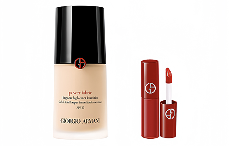 Armani, powder, foundation, nutritious set, no trace