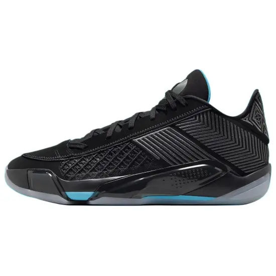 JORDAN 38 Low Black Gamma Blue Translucent Sole