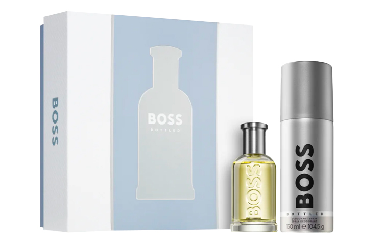 HUGO BOSS Perfumed fresh set, perfume, deodorant, spray, Birthday gift, 50 ml, 150 ml