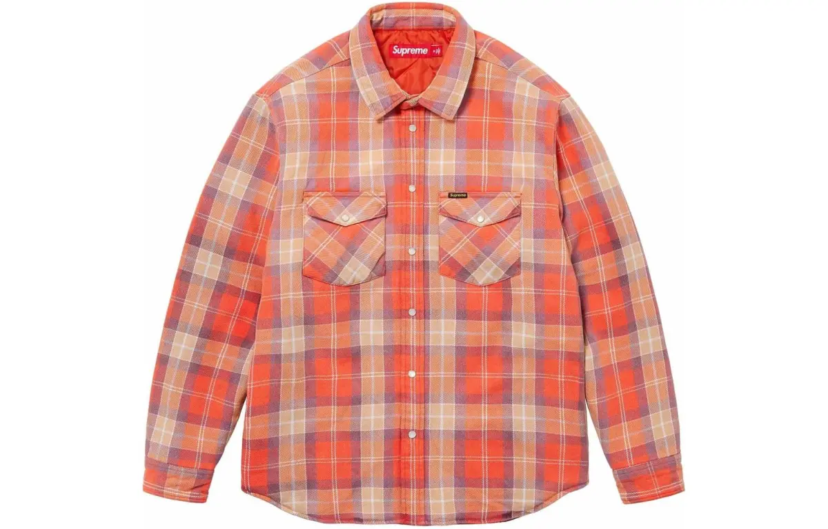 Supreme Quilted Flannel Snap Shirt
