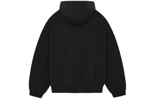 Fear of God Essentials Nylon Fleece Hoodie Jet Black/Jet Black