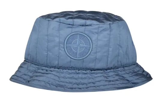 STONE ISLAND Nylon Bucket Hats Men's Blue