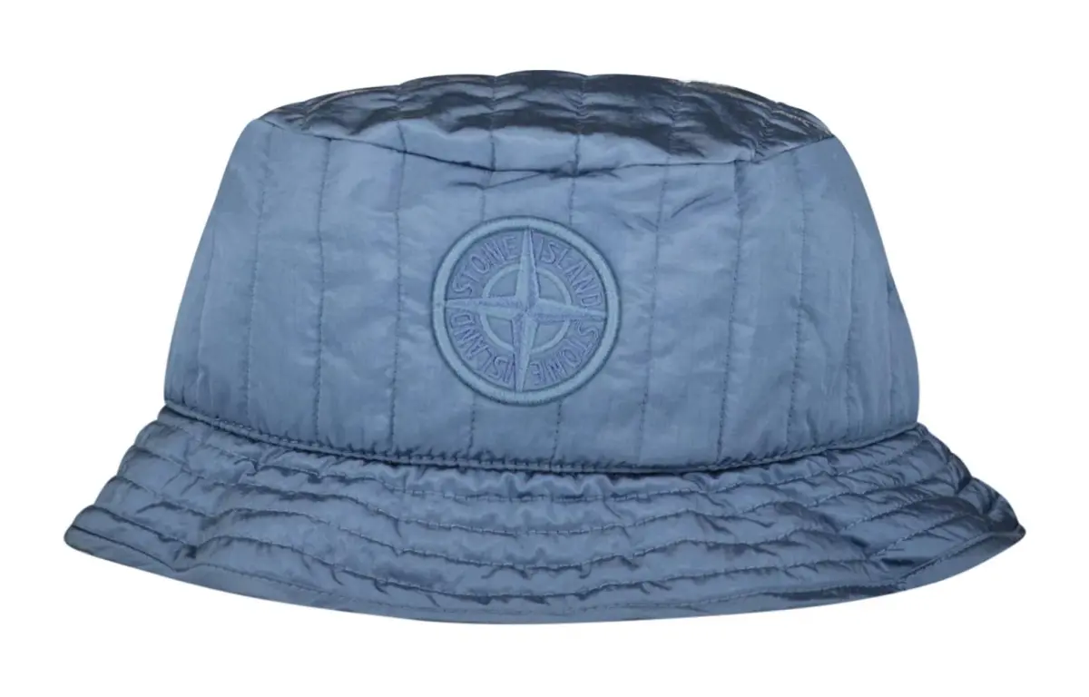 STONE ISLAND Nylon Bucket Hats Men's Blue