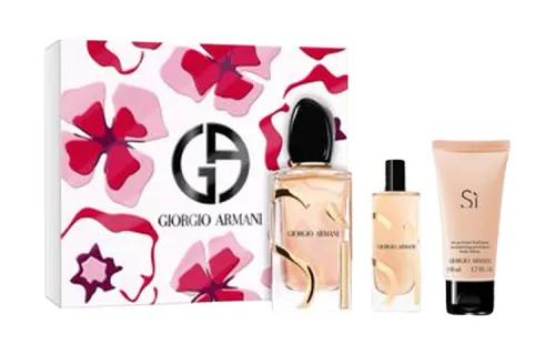 GIORGIO ARMANI Armani, set with a light fragrance, perfume sample, body cream, 100 ml, 15 ml, 50 ml