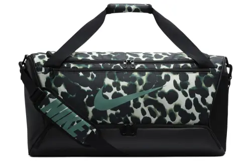 Nike Polyester One Shoulder Crossbody Handheld Travel Bag Medium Men's Black Multicolor