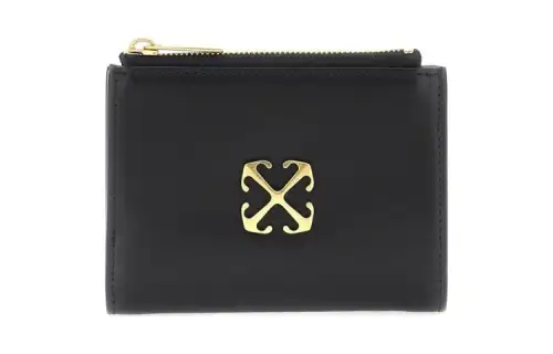 OFF WHITE Arrows plaque Leather Wallet