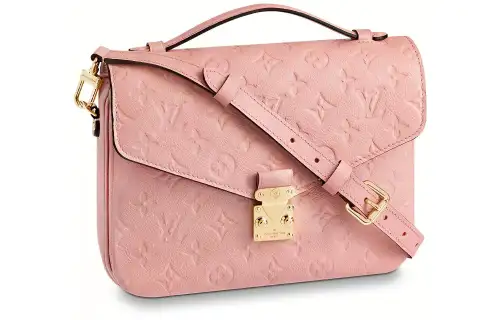 LOUIS VUITTON Pochette Metis Cow Leather Messenger Bag Portable Crossbody Bag Shoulder Bag Women's Cherry Blossom Pink