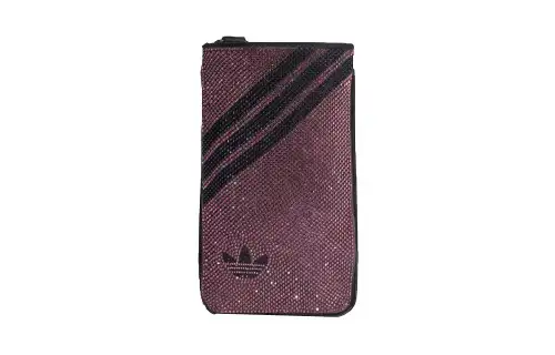 Adidas Originals Fiberglass Laminated Layer Wallet, Card Holder, Cell Phone Pouch Regular Unisex Pink