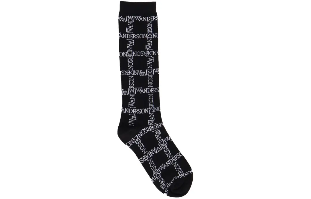 JW Anderson Logo Jacquard Long Socks