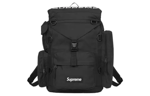 Supreme Nylon Backpack Unisex Black